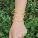 Elegant Gold Plated Four-Bangle Set