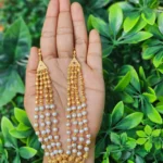 Four-Layer Gold Beads & Pearl Haaram