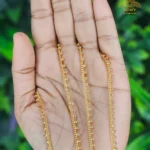 Gold Plated Gold Beads Chain Anklet
