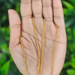 Elegant Gold Plated Chain Anklet